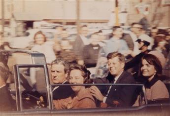 (JOHN F. KENNEDY ASSASSINATION) Pres. and Mrs. Kennedy with the Gov. John Connally and his wife Nellie, Dallas * Vice President Lyndon